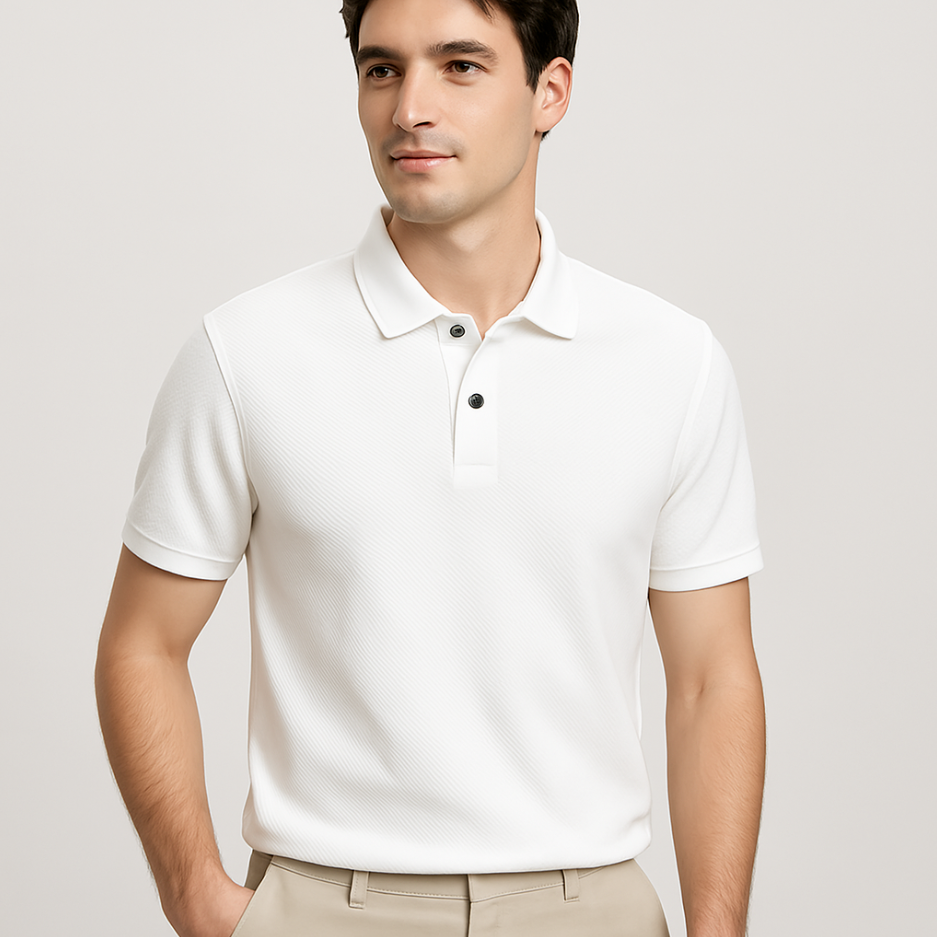 Zynore SoftCotton Polo – Classic Neutrals